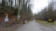 Wanderroute auf der Schwerdfegerstrae durch den Kaiserwald